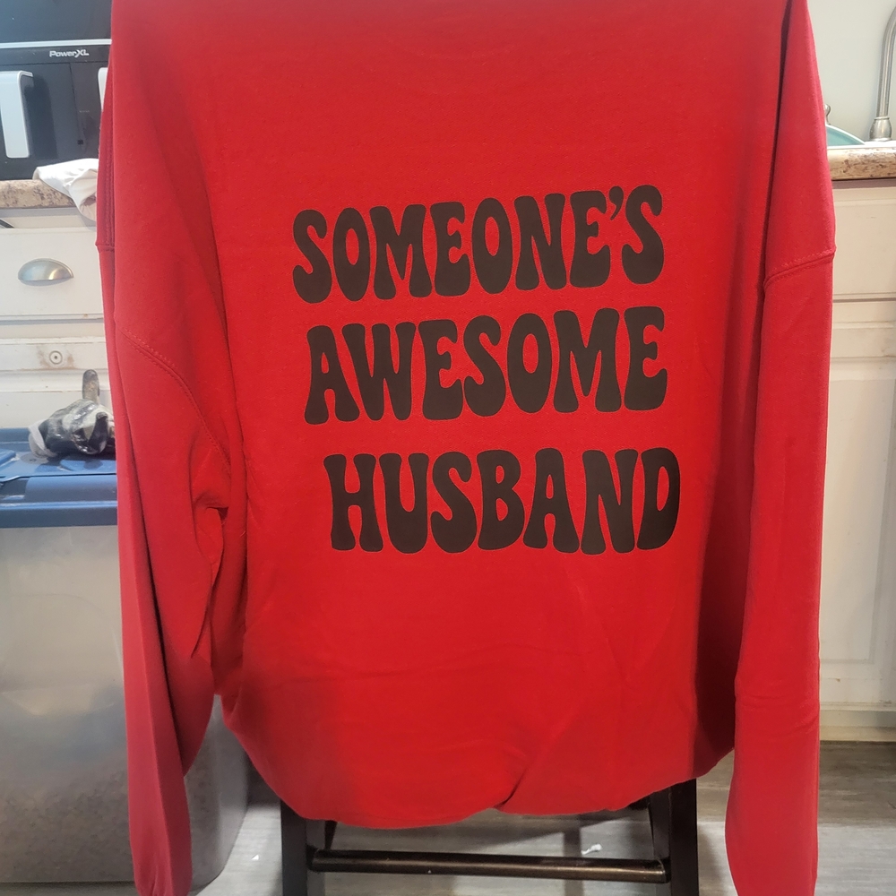 Red Graphic Sweatshirt